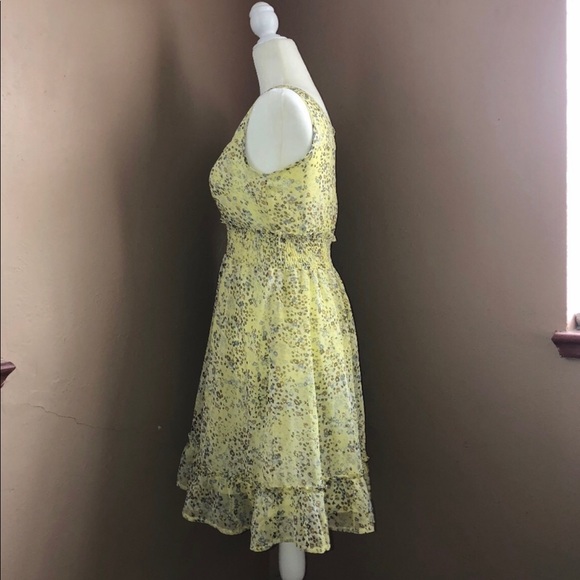 EMMELEE VNeck Floral Print Sleeveless Dress Sz M - Picture 2 of 8